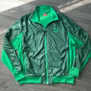 PUMA  sport lifestyle green black JACKET